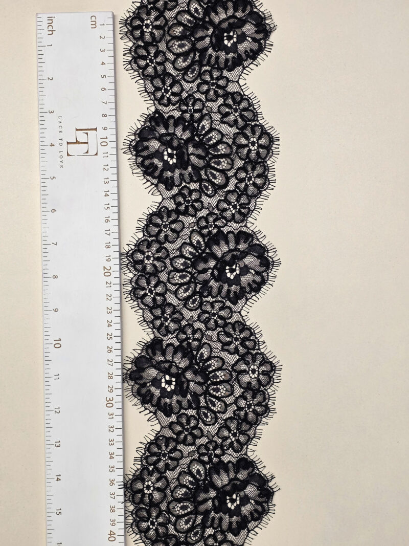 Black lace ribbon sold by the yard