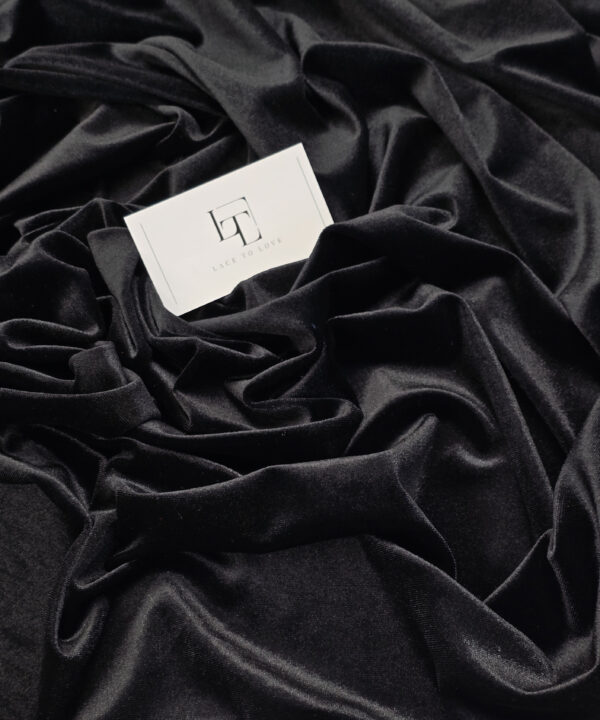 Luxury elastic velour velvet fabric