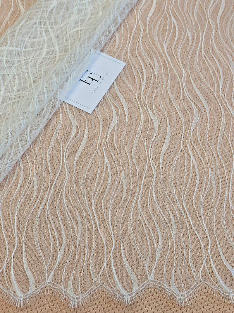 White lace cloth sold by the yard