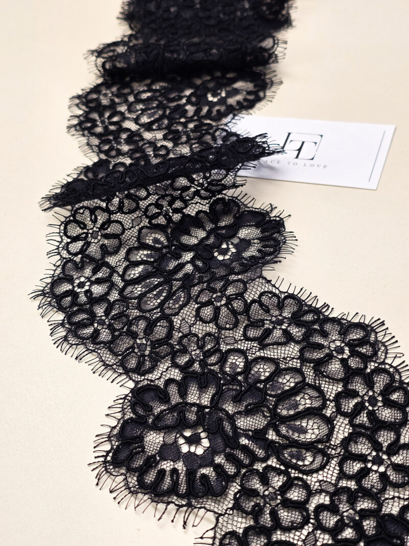 Lace trim fabric online shop delivery