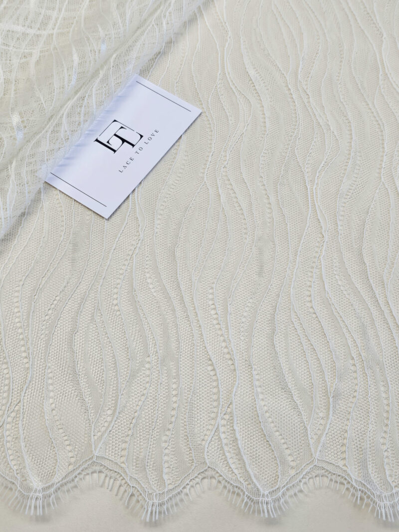 White bridal lace fabric online shop delivery