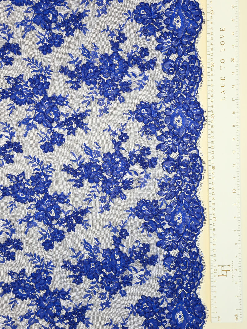 Blue wedding bridal lace cloth sold by the yard