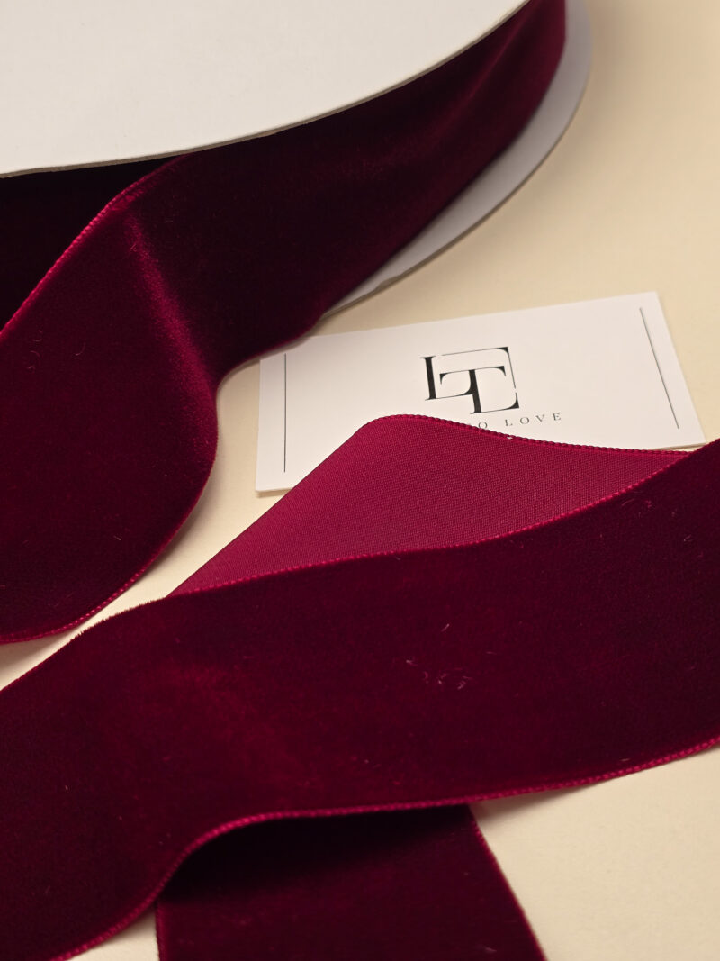 Velvet-haberdashery-lingerie-finishing-burgundy-ribbon-trim