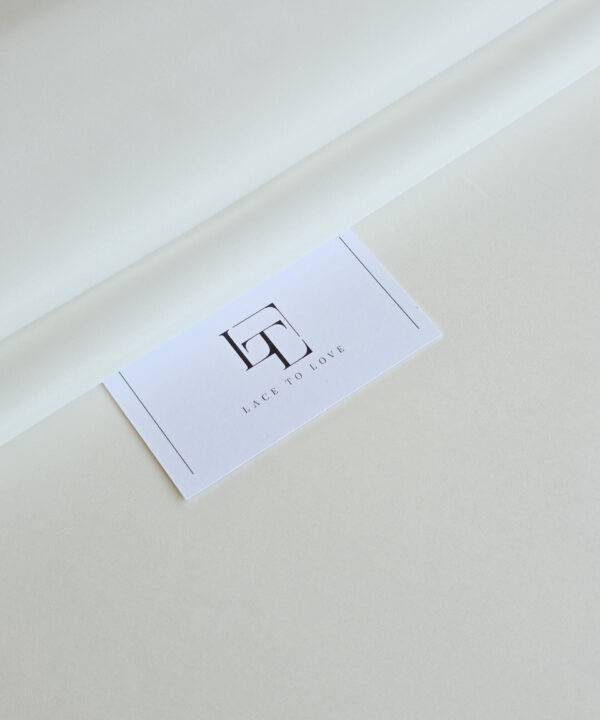 Off white stretch lining fabric