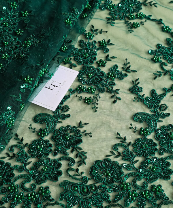 Beads lace fabric online shop delivery