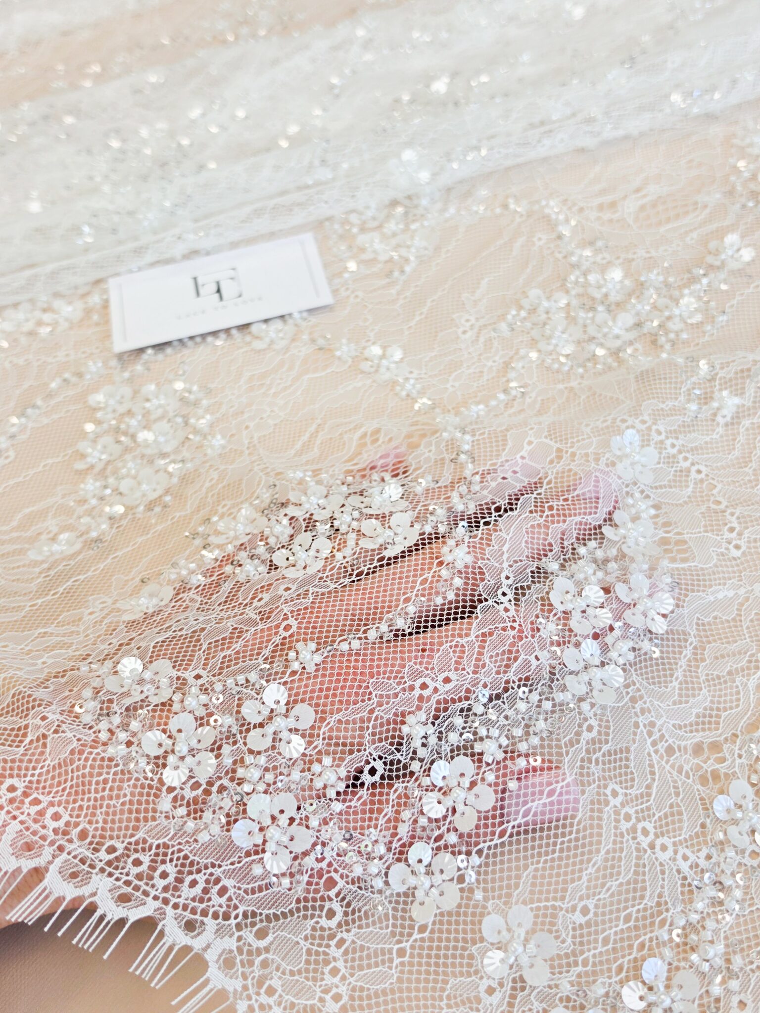 Beaded lace fabrics - Lace To Love