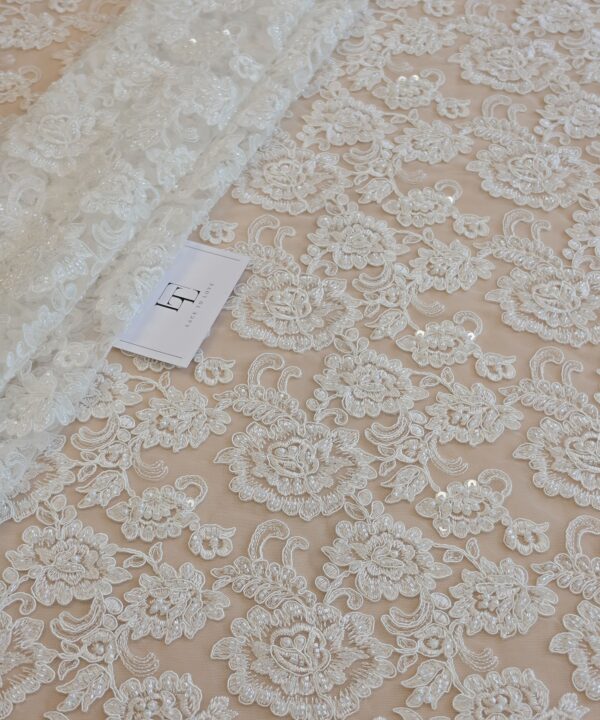 High quality wedding lace fabric by the meter